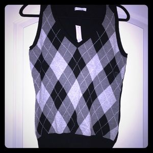 Black Sweater Vest